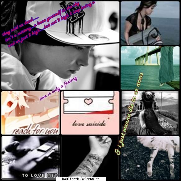 just love g:au abia decat plecat deja mi-e dor aduci aminte cand spuneam intr-o vom sinucide am2 iar