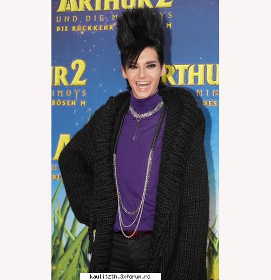 bill kaulitz morphing into prince let�s hope so! here�s the tokio hotel frontman the premiere arthur