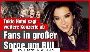 bill will loose his voice? fans are shocked! will bill's voice not fans are craving for tokio hotel ๋�ADMIN๋�