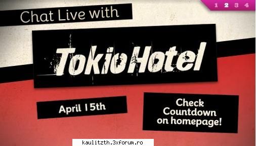 Live chat - Tokio Hotel in stardoll.com - Tokio Hotel vor fi pe chat-ul de pe - → Ştiri