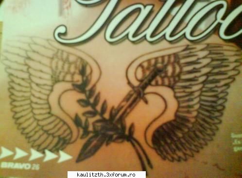gustav`s new tatoo uitasi poza deobicei