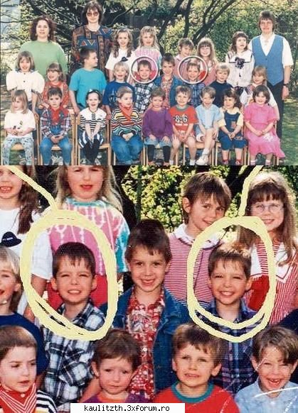 little twins - cel cu camasutza albastra e tomitza ii recunosc - → Kaulitz Twins
