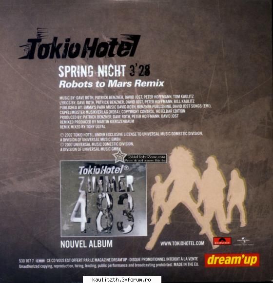 spring nicht [robots to mars remix-special edition] - ADMIN - → CD/DVD