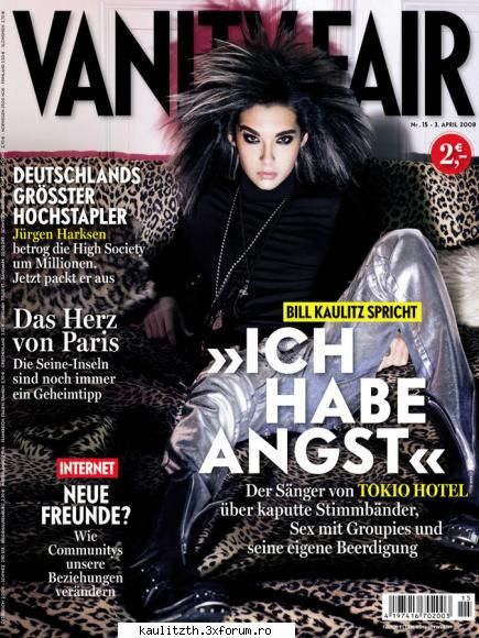 vanity fair - a aparut baiatu' si pe coperta - → Poze